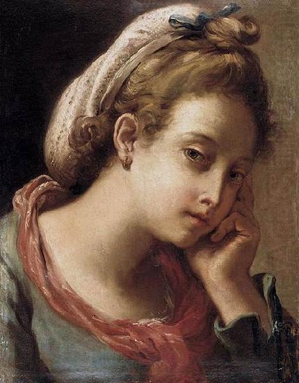 Gaetano Gandolfi Portrait of a Young Woman china oil painting image